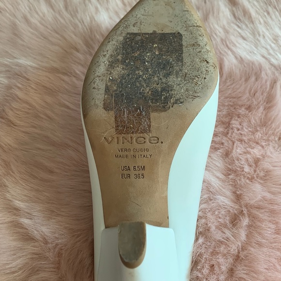 Vince White leather heels - Picture 2 of 3